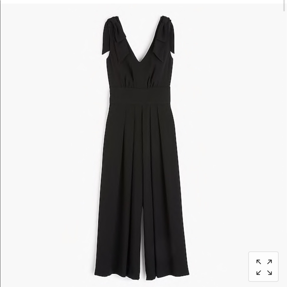 J Crew Drapey tie-shoulder jumpsuit